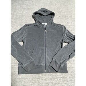 Max Studio Hoodie Women’s Large Gray Full Zip